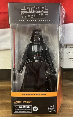 Boneco de ação 2023 Hasbro Star Wars 6" Black Series A New Hope Darth Vader - Imagem 1 de 2