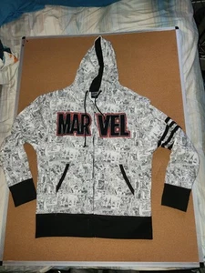 Marvel Comic Characters Hooded Hoodie Sweatshirt X-LARGE NWT Universal - Picture 1 of 21