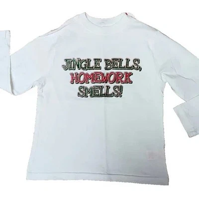 Top L/S Navidad (Jingle Bells) para niños talla XS 4/5 NUEVO CON ETIQUETAS Foto 1 de 2