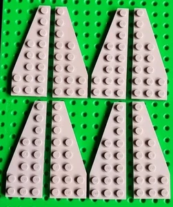LEGO 8x3 Placas Cuña Ángulo Pentagonal 50305 50304 Gris Claro x8 Piezas Paquete - Imagen 1 de 3