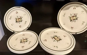 Vintage Royal Doulton CORNWALL Dinner And Salad Plates 10.5"/8 “LS1015 Set Of 4 - Picture 1 of 12