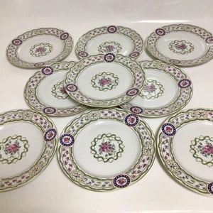 Haviland Louveciennes Dinner Plates Set of 9 – 10 1/4" French Porcelain - Picture 1 of 20