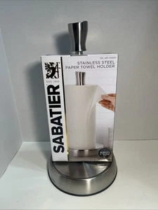 Porta asciugamani carta acciaio inox Sabatier brevettato perfetta tecnologia a strappo 935 - Foto 1 di 4