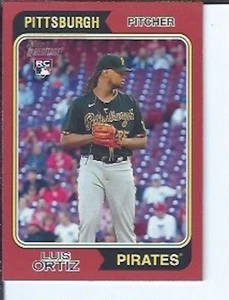 Luis Ortiz 2023 Topps Heritage RC Objetivo Rojo Paralelo - Imagen 1 de 1