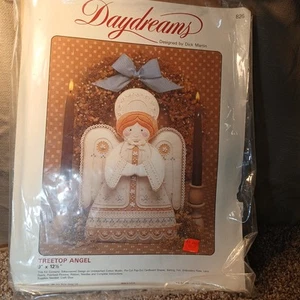 Vintage 1984 Daydreams Treetop Angel Craft And Embroidery Kit Size 9” X 12” - Picture 1 of 9