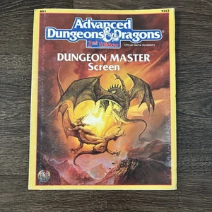 Dungeon Master's Screen, AD&D 2nd Edition VG/FN Condition 1989 TSR - Picture 1 of 5