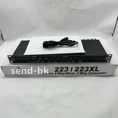 DBX 223XL Stereo 2-Way/Mono 3-Way Crossover Rack Mountable US NEW - Image 1 of 4