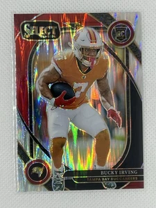 2024 Select Bucky Irving Black And Red Prizm Rookie Club Level Card #239 - Picture 1 of 2