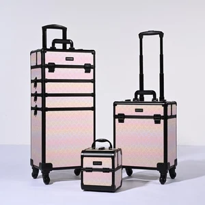 Byootique 3 Pezzi Trucco Treno Astucci Cosmetici Organizer Kit Blush ForgetMeNo - Foto 1 di 9
