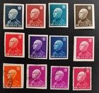 MIDDLE EAST. 1938. PAHLAVI IMPERF/PERF. ISSUE. LOT OF 12 MH/USED. CAT.260 EUROS