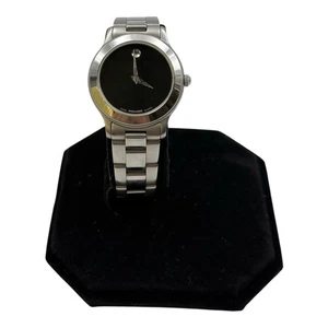 Vintage Ladies Movado All Stainless Steel Watch 84 D1 822.2 New battery - Picture 1 of 10