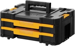 DeWalt TSTAK IV Double Drawer Tool Box - Durable, Stackable, Heavy Duty Design - Picture 1 of 9