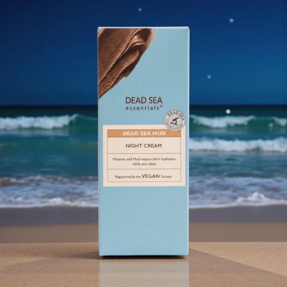 AHAVA Dead Sea Essentials грязь ночной крем веганский 1,7 жидкой унции новый в коробке $18 рекомендуемая розничная цена производителя - Изображение 1 из 1