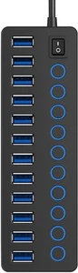 11-in-1 USB 3.0 Hub with Individual Power Switches - Picture 1 of 1