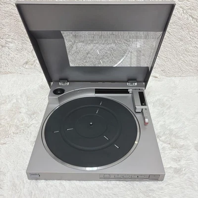 Sony PS-LX55 Direct Drive Stereo Turntable Linear Tracking Operation Confirmed - Image 1 of 4