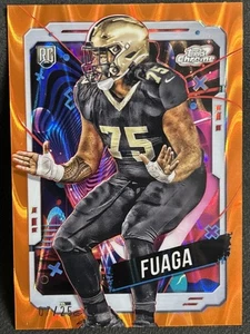 2024 Topps Cromo Cósmico Taliese Fuaga Naranja Refractor Galáctico/25 #166 - Imagen 1 de 4
