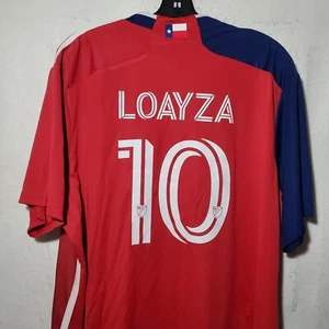 FC Dallas MLS Authentic Home Soccer Match Jersey Blue Red Slim Fit Men’s XXL NWT - Picture 1 of 13