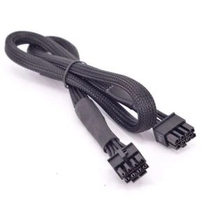 Cable de fuente de alimentación modular de 8 pines a CPU (4+4) con manga negra para Corsair RM X - Imagen 1 de 4