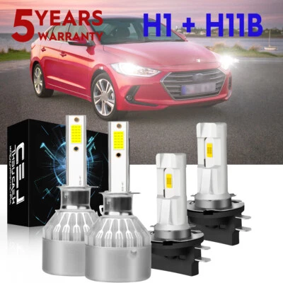 For Kia Sedona 2008-2012 2014 6000K Combo LED Headlights High Low Beam Bulb Kit - Image 1 of 4