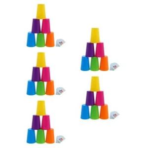 5 Sets Stacking Cup Kit Interactive Stacking Cups Spielzeug Stapelbecher Kinder - Bild 1 von 12