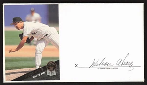Wilson Alvarez Signed Pasted on Baseball Card Envelope FDC Cachet White Sox Auto - Picture 1 of 2