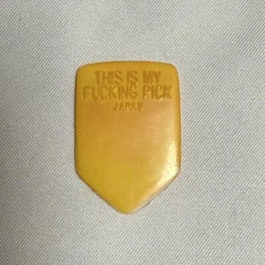 Ritchie Blackmore Japan Model "This is My F!cking Pick" rare Guitar Pick 70s F/S - Picture 1 of 6
