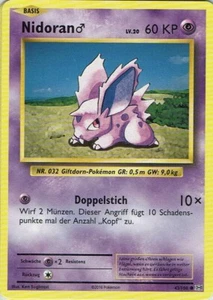 Pokemon Karte TCG Trading Card Game XY Evolution Nr. 43/108 Nidoran deutsch - Bild 1 von 1