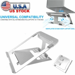 Laptop stand mount Tablet Riser Holder Aluminum For 10"-17" Laptop Netobook US - Picture 1 of 10