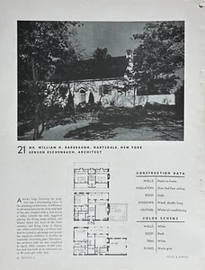 William H Radebaugh Haus 1937 Hartsdale NY Benson Eschenbach Architekt - Bild 1 von 1