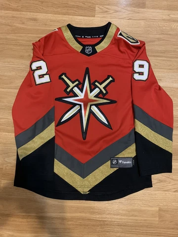 VEGAS GOLDEN KNIGHTS Fleury Fanatics reverse retro NHL Hockey Jersey Small Red Cover