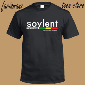 Soylent Green Corporation Logo Men's Black T-Shirt Size S-3XL