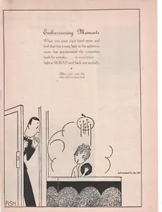 1930 Murad original cigarette ad - Bathtub girl - Extremely Rare - Picture 1 of 1