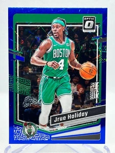 JRUE HOLIDAY 2023-24 Panini Donruss Optic #117 BLUE VELOCITY PRIZM - Picture 1 of 2