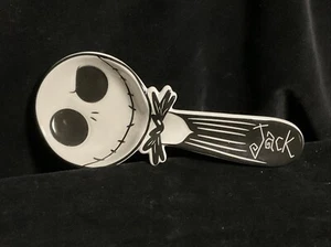 Disney Jack Skellington Cucchiaio Ceramica Bianco Nero Riposo Nuovo Incubo B4 Natale - Foto 1 di 7