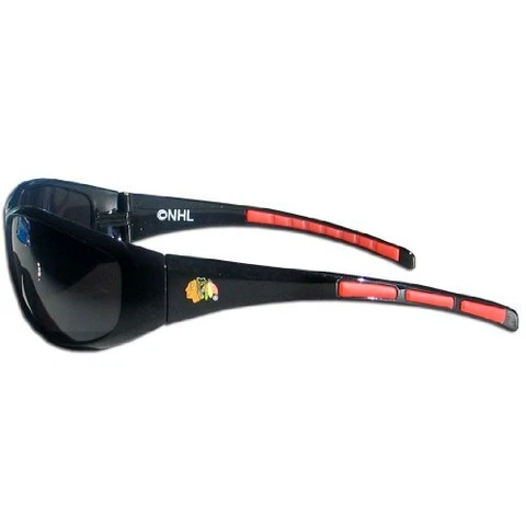Siskiyou mens NHL Chicago Blackhawks Wrap Sunglasses,Large Cover