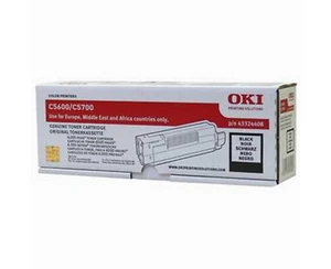Tóner original Oki 43324408 negro C5600 C5700 nuevo artículo A - Imagen 1 de 1