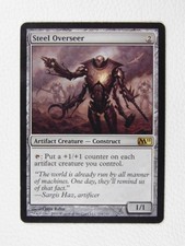 [1x] Steel Overseer - Magic 2011 Core Set MTG Single Moderate Play Condition MP
