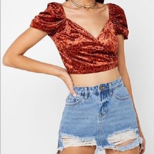 forever 21 leopard tops