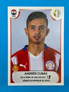 Figurine Panini Copa America 2021 PAR11 Andres Cubas PARAGUAY - Imagen 1 de 1