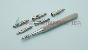 OR Grade Keyes dermale Biopsie Gewebeschnanzer Set 2 bis 7 mm Dermatologie Haut - Bild 1 von 3