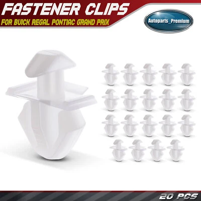 Clip de retención de moldura de panel basculante y puerta de nailon de 8 mm de 20 piezas para Buick Pontiac Foto 1 de 4
