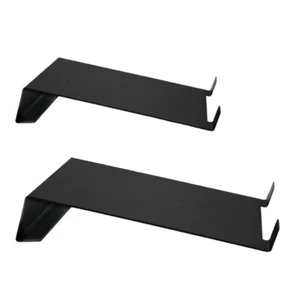 Space Efficient Speaker Stands Tilted Minimizes Distortions NonSlip Surfaces for - Picture 1 of 10