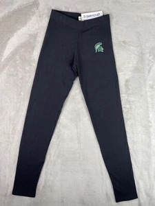 Boxer Craft Michigan State Ladies Love ‘Em Longer Leggings Black Cotton/Spandex - Picture 1 of 10