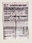 GAZZETTA DELLO SPORT 5 NOVEMBRE 1985 NAPOLI-JUVENTUS 1-0 MARADONA PLATINI