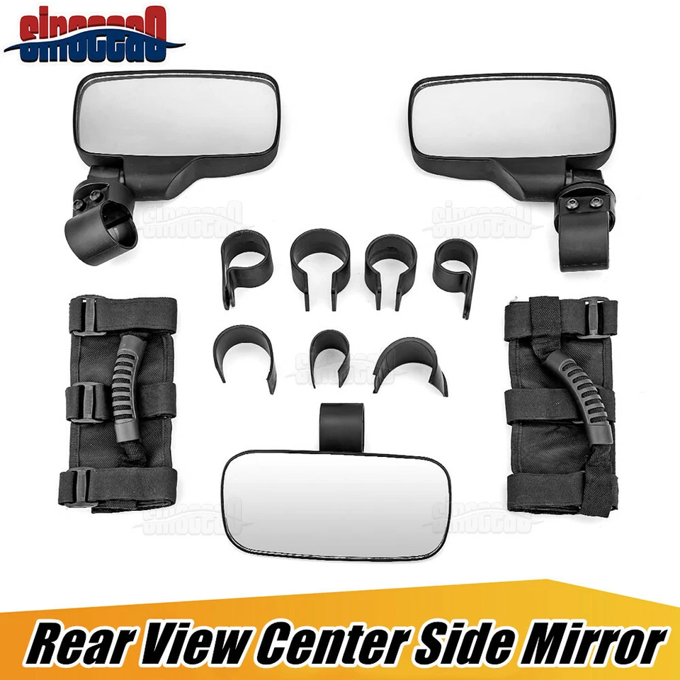 1.5-2'' Side Rear View Mirrors For Can-Am Commander 800 1000 Maverick Max X3 - Image 1 of 4