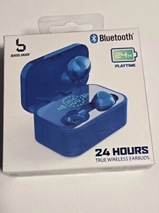 24-Hour True Wireless Earbuds With Mic & Case - Picture 1 of 3