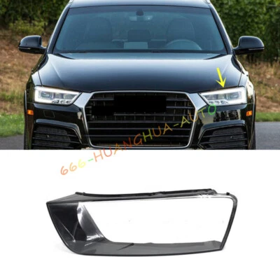 Cubierta de lente transparente del faro lateral izquierdo + sellador para Audi Q3 RSQ3 2016-2018 Foto 1 de 4