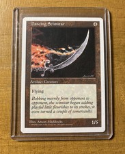 Magic The Gathering ✨DANCING SCIMITAR✨5th Edition NM/Mint 1997 MTG NP
