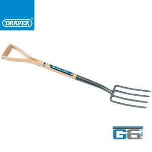 DRAPER BORDER FORK CARBON STEEL WITH Y-DEE ASH HANDLE GARDENING TOOL, 89091 - Picture 1 of 3