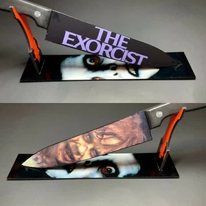 The Exorcist Demon Knife Set With Sublimated Stand - Picture 1 of 7